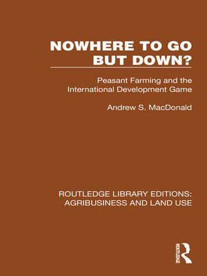 cover image of Nowhere to Go But Down?